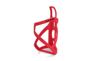 CUBE Bottle Cage HPP Left-Hand Sidecage/matt red´n´glossy black-0